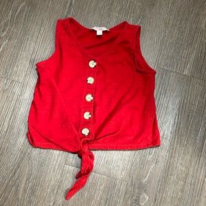 GB girls Red Tank Top Size 5